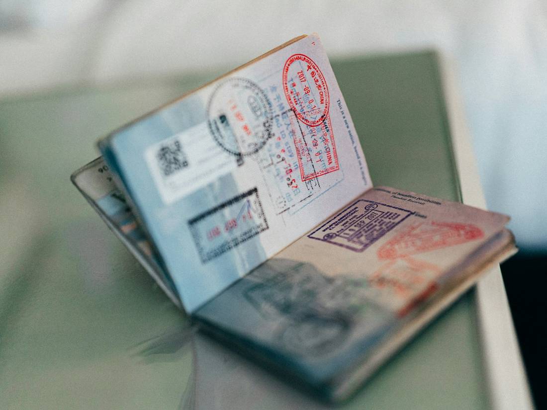 A passport full of stamps