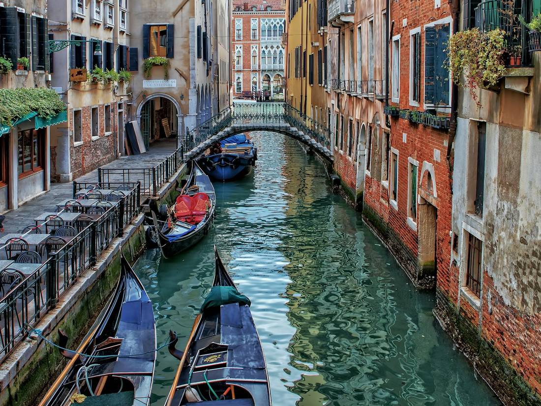 A canal in Venice